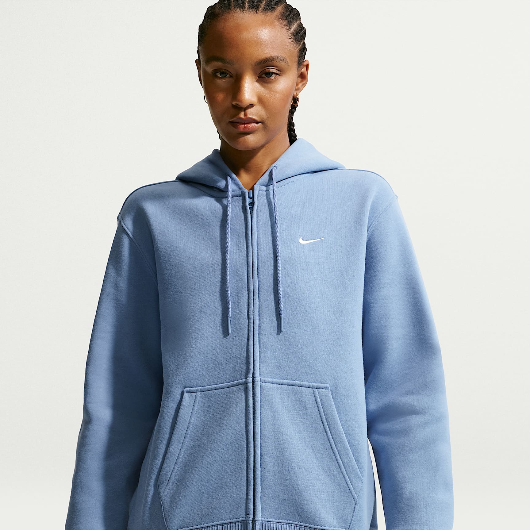 Nike Studio Fleece Medium Weight Women's Full-Zip Hoodie. Nike LU